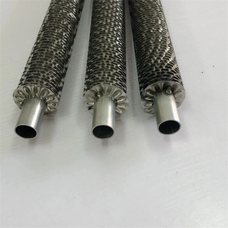 Tube en aluminium à ailettes en spirale ASME SA 179