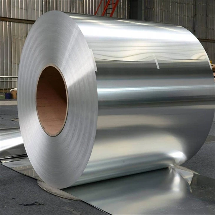 Feuille d'aluminium au four