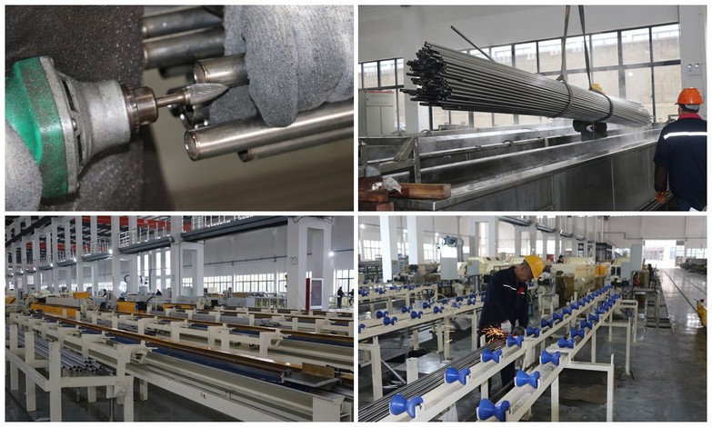 Tubería soldada de acero inoxidable TP304L Tubería soldada de acero inoxidable TP304L